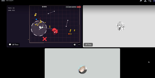 screenshot of a discord stream of my friend Jill playing this game screenshot of a discord stream of my friend Jill playing this game