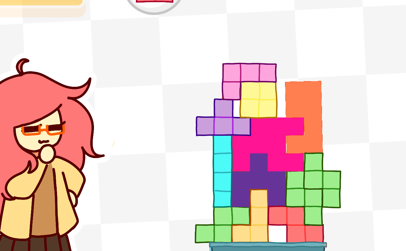the new tetrenga tower with random tetrominoes the new tetrenga tower with random tetrominoes